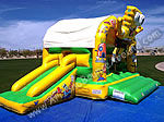 3 & 1 Sponge Bounce & Slide with Obstacles inside