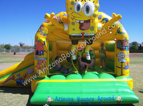 3 & 1 Sponge Bounce & Slide with Obstacles inside