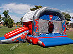 3 & 1 Spider Bounce & Slide with Obstacles inside