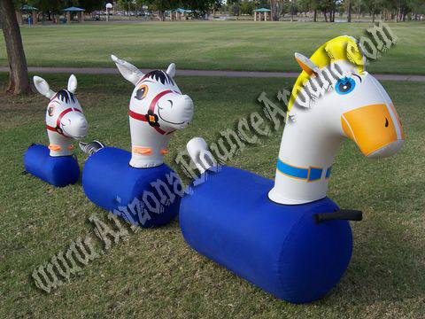 4-Lane Arizona Derby with 4 Inflatable Horses
