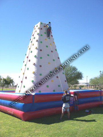 26' Tall Inflatable Climbing Rockwall Mountain