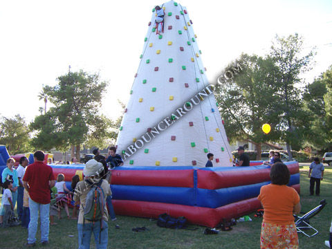 26' Tall Inflatable Climbing Rockwall Mountain