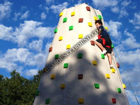 26' Tall Inflatable Climbing Rockwall Mountain