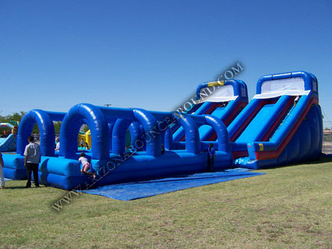 huge inflatable water slide