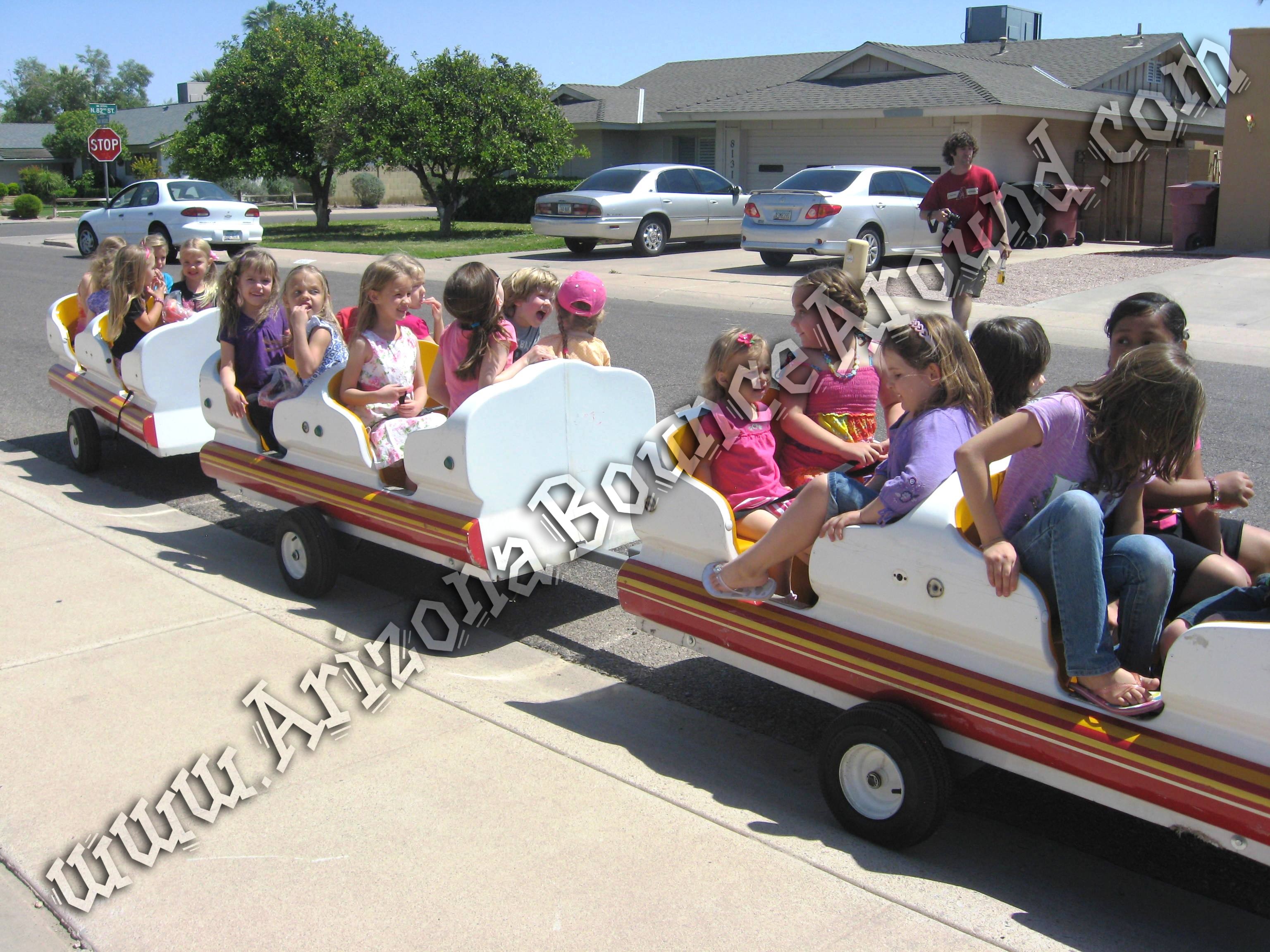 Trackless Train Rental AZ Arizona Trackless Train Rentals Kids