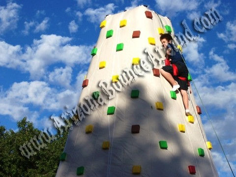 26' Tall Inflatable Rock climbing wall Rental in Phoenix Arizona