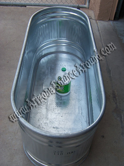 Galvanized Ice Chest Rental Scottsdale, AZ