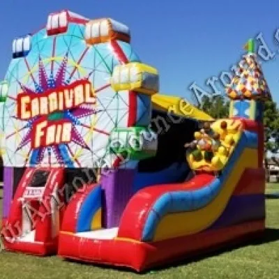 Carnival Themed Bounce House Rental Phoenix Arizona