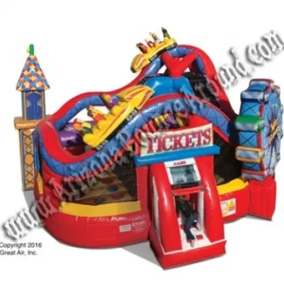 Carnival themed Bounce House Rentals Phoenix Arizona