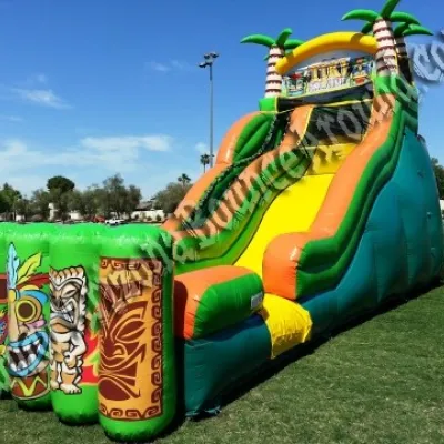 Luau themed water slide rental Phoenix AZ