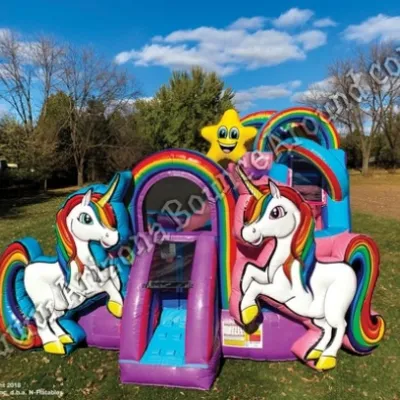 Unicorn Inflatable Playland Rental Phoenix, Arizona, Denver Colorado