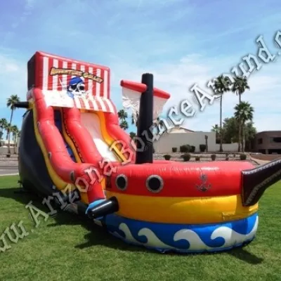Pirate themed water slide rental Phoenix