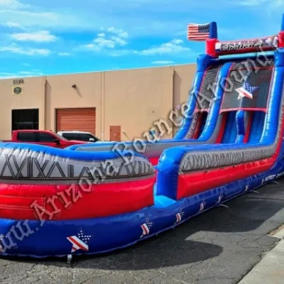 Ninja Warrior Inflatable Water Slide Rental Phoenix AZ