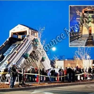 31' Tall Dual Lane Alpine Slide - Snowzilla Slide Rental Phoenix Arizona