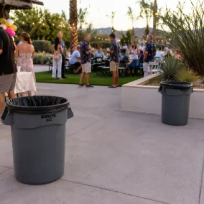 trash can rentals, garbage cans for rent, Phoenix, Scottsdale, Arizona, AZ