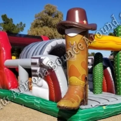 Western themed obstacle course rental Phoenix Arizona