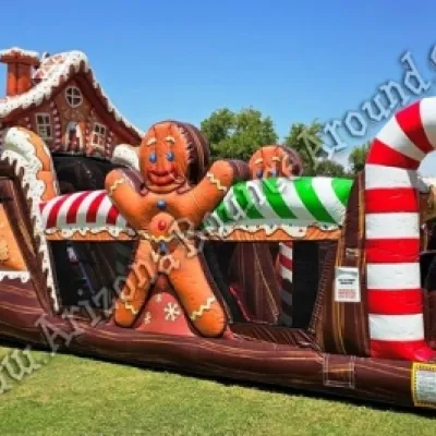 47' Gingerbread Obstacle Course Rental Mesa