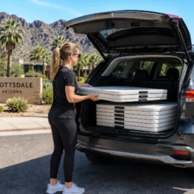 6 foot fold in half table rental Phoenix