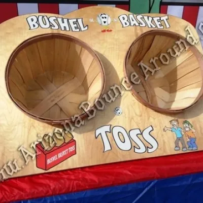 basket toss carnival game rental Phoenix Arizona