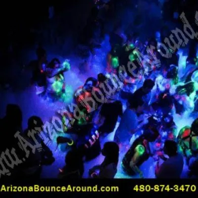 Black Light Foam Party Rental Phoenix, Arizona