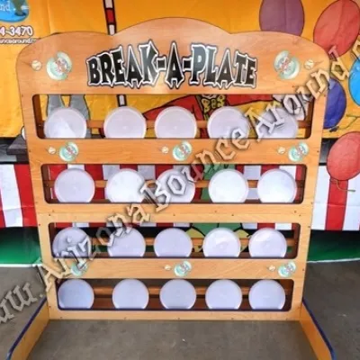 Break a plate carnival game rentals Scottsdale