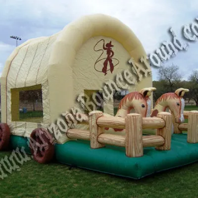 Cowboy Western Themed Bounce House Phoenix
