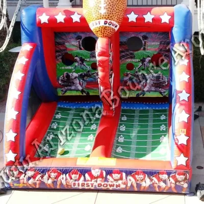 Inflatable football throwing game rental Phoenix Arizona