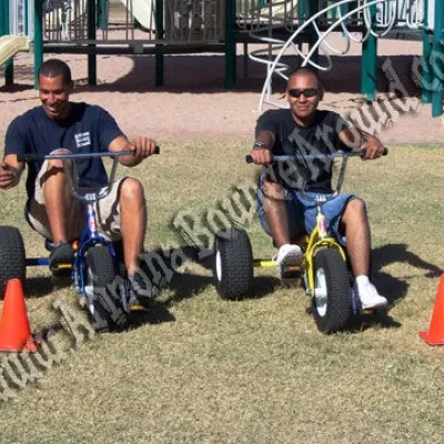 Jumbo Tikes - Big Adult Tricycle rental - Giant Tricycle Races Phoenix, Arizona 