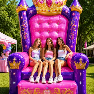 Princess Throne rental phoenix, Scottsdale az, Giant Princess Chair rental az
