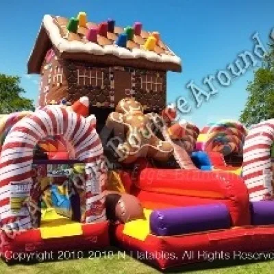 Inflatable Gingerbread House rental Phoenix Arizona