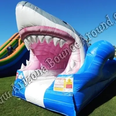 Jaws Slip N Slide rental, shark water slide rentals