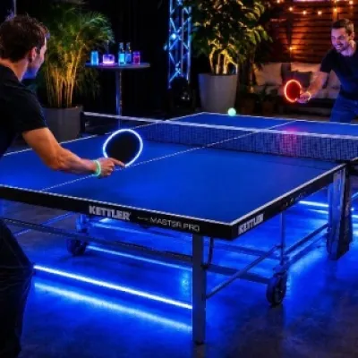 LED Ping Pong Table rental Scottsdale
