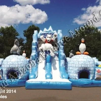 Winter themed Inflatable Obstacle Course Rentals in Phoenix Arizona