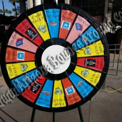 Prize Wheels for rent in Phoenix or Scottsdale, Rent a prize wheel AZ  