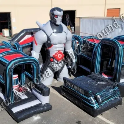 Robot Themed Inflatable Obstacle Course Rental Phoenix AZ