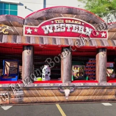 Western themed Carnival Booth Rental Phoenix Scottsdale Arizona