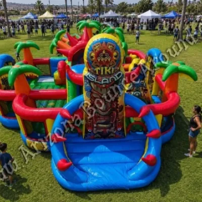 Tiki Island Obstacle Course Rental Phoenix