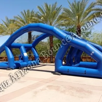 water balloon battle inflatable rental- water wars game