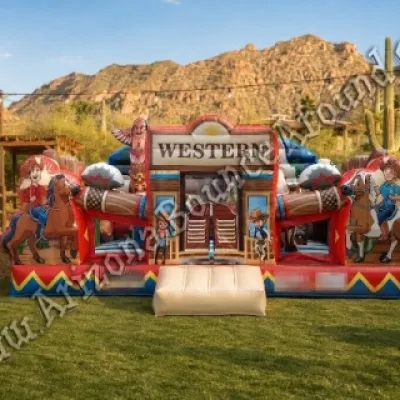 Western Totem Pole Bounce House Rental Phoenix