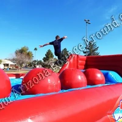 Wipeout Big Baller Game Rental | Inflatable Fun & Team Building