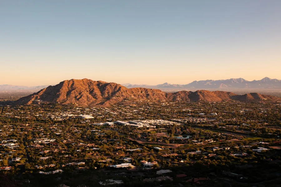 Comparison chart of different venues in Phoenix