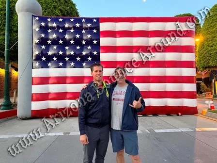 Big Inflatable American Flag Rental Phoenix Arizona