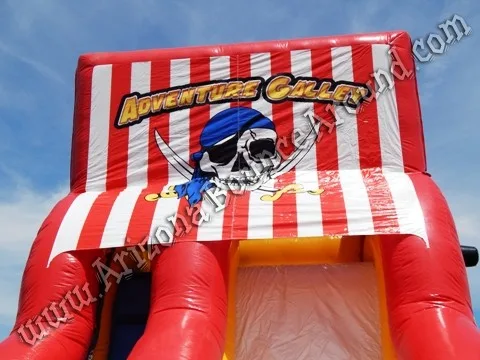 Pirate themed water slide rental Phoenix