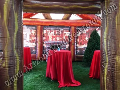 Inflatable Log Cabin Rentals in Phoenix Arizona