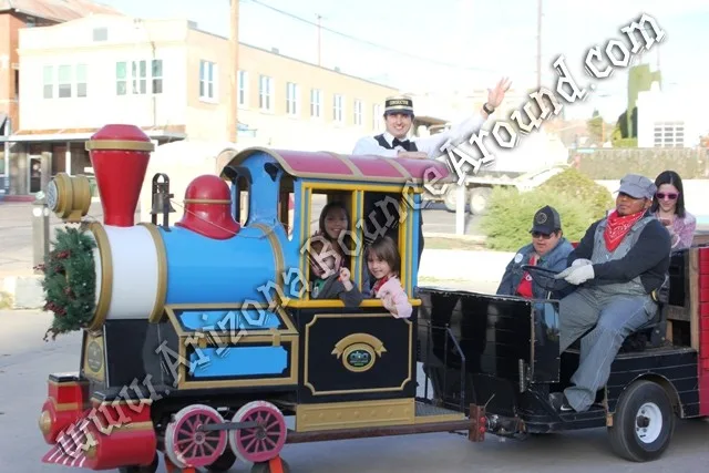 Holiday Train rentals Phoenix Arizona - Electric Trackless Train Rental Phoenix AZ