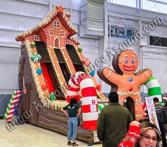 Gingerbread House Inflatable Slide Rental Phoenix Arizona