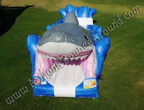 Jaws Slip N Slide rental, shark water slide rentals