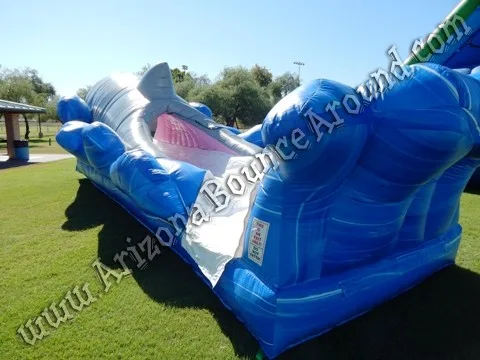 Jaws Slip N Slide rental, shark water slide rentals