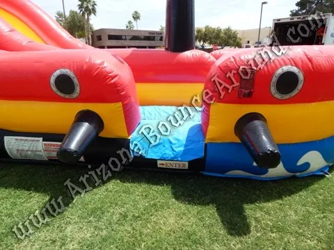 Pirate themed water slide rental Phoenix