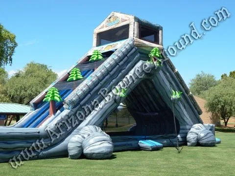 31' Tall Dual Lane Alpine Slide - Snowzilla Slide Rental Phoenix Arizona